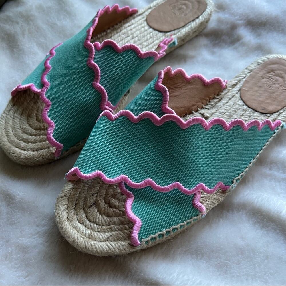Castañer Puila Canvas Slide Sandals - Picture 2 of 10